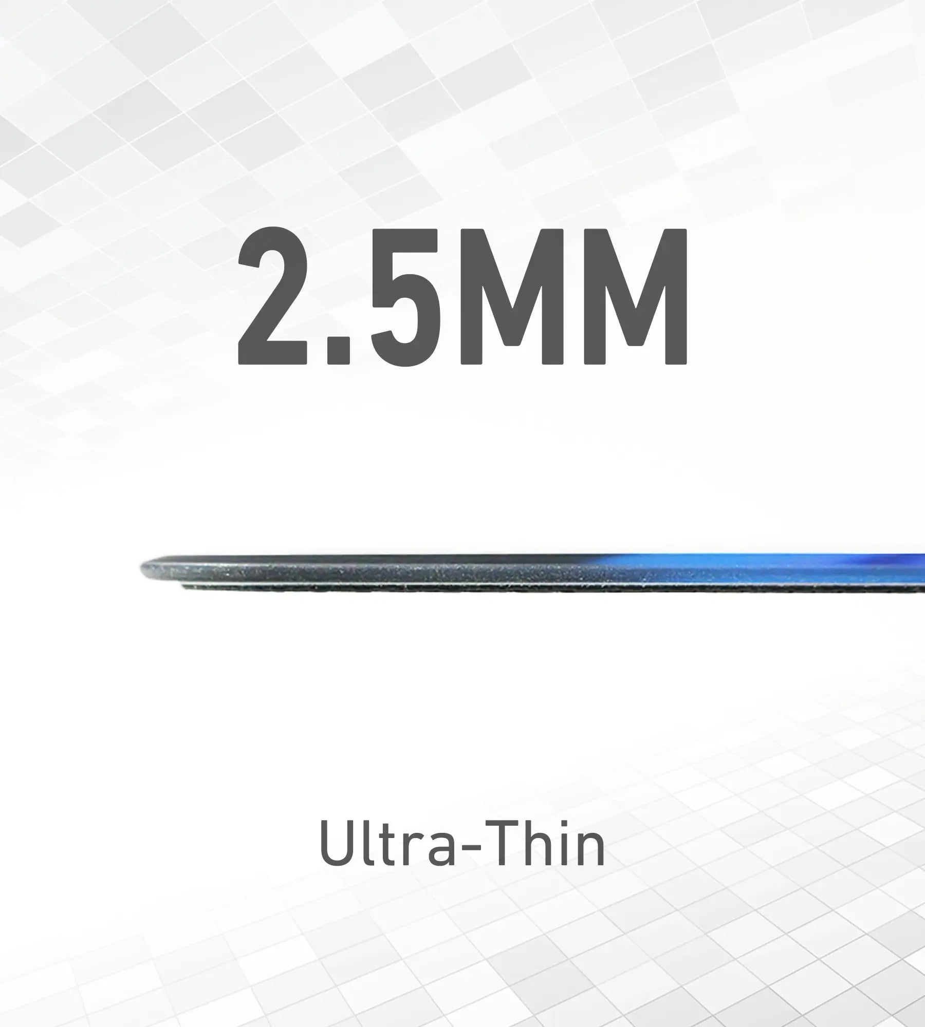 Ultra-thin 2.5mm Astra gaming glass mousepad designed for easy carrying and smooth performance