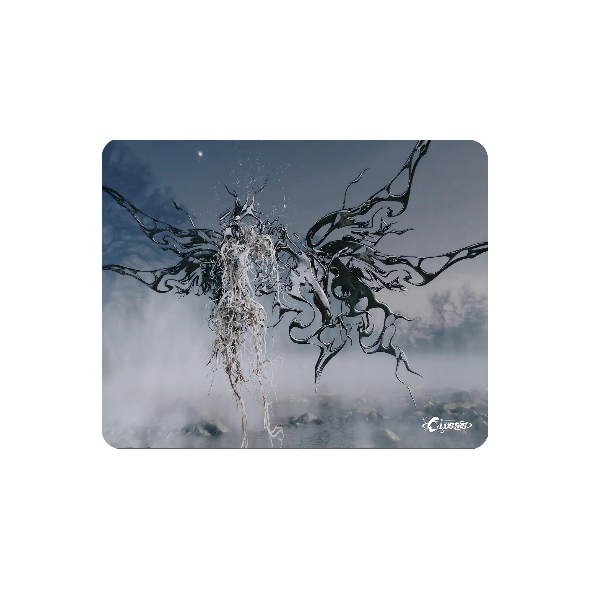 Clustrs x liang.keren Art Edition Glass Mousepad