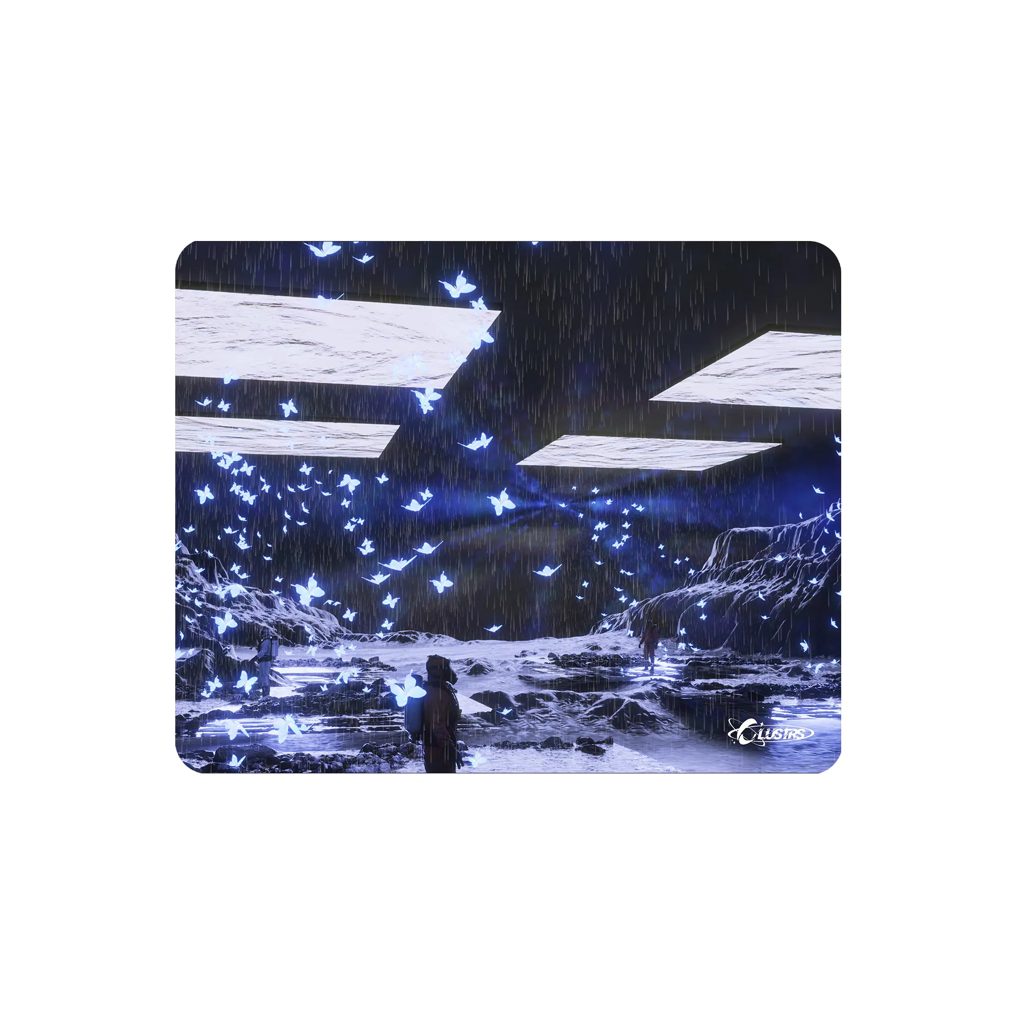 Clustrs C Project Dreamless Dream-gaming glass mousepads