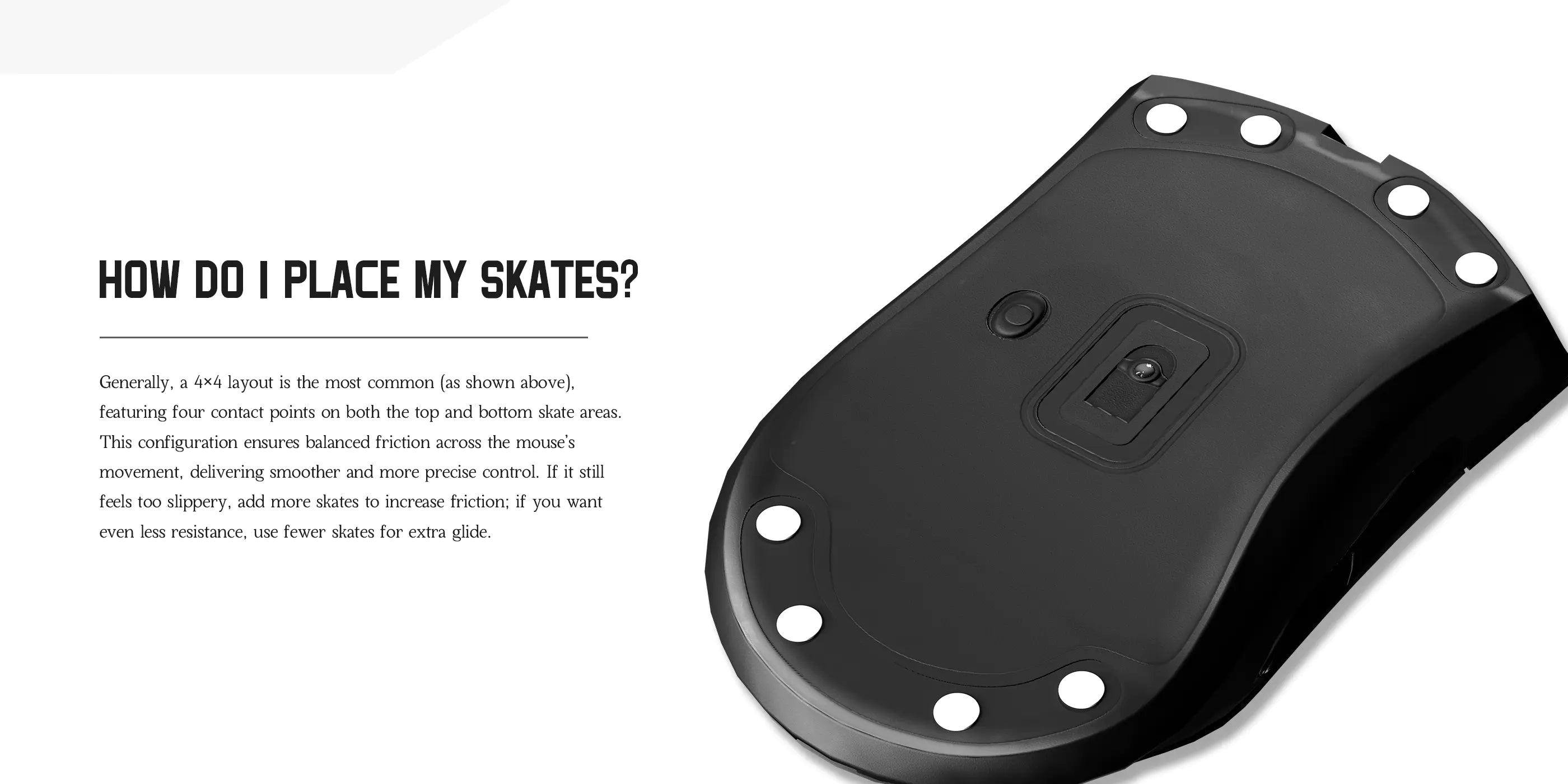How Do I Place My PTFE Skates