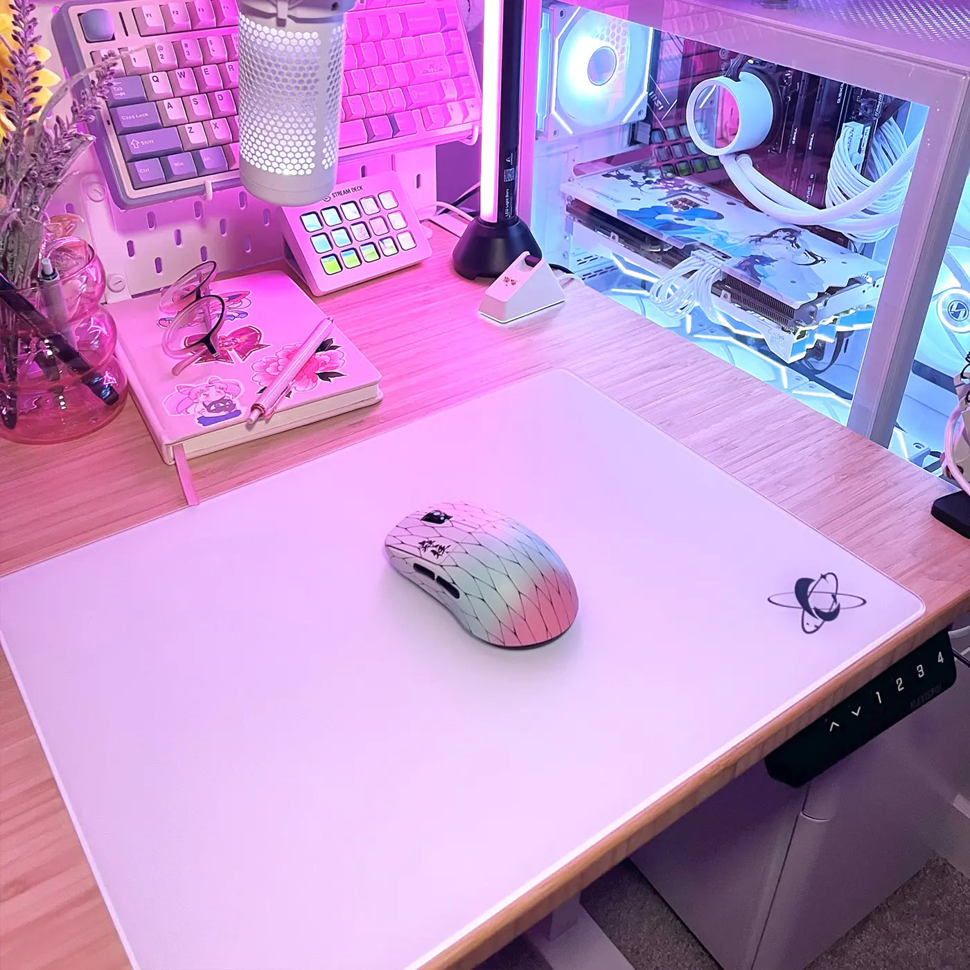 Minimalist_White_Glass_Mouse_Pad_Clustrs_Ultra-Thin_Gaming_Surface