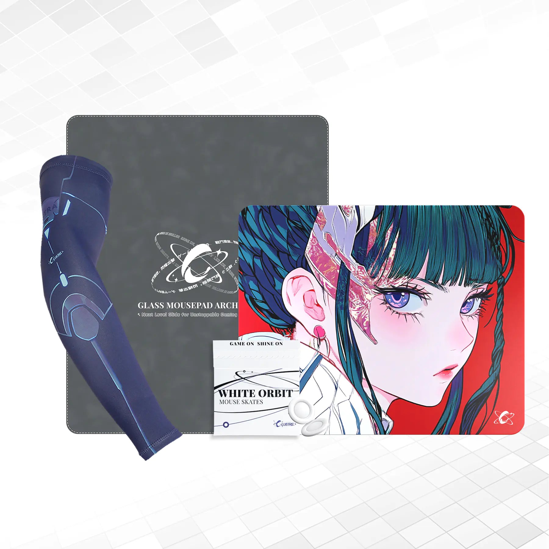 Akira Ultimate Bundle — Glass Pad, Sleeve, Skates & Case