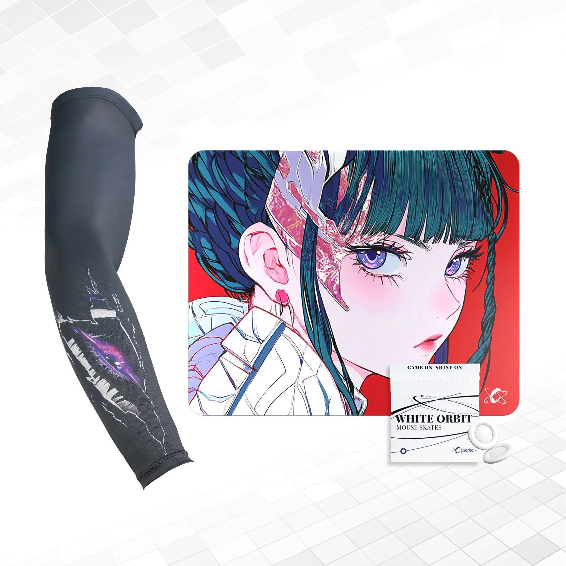 Akira Bundle — Glass Pad, Pro Sleeve & PTFE Skates