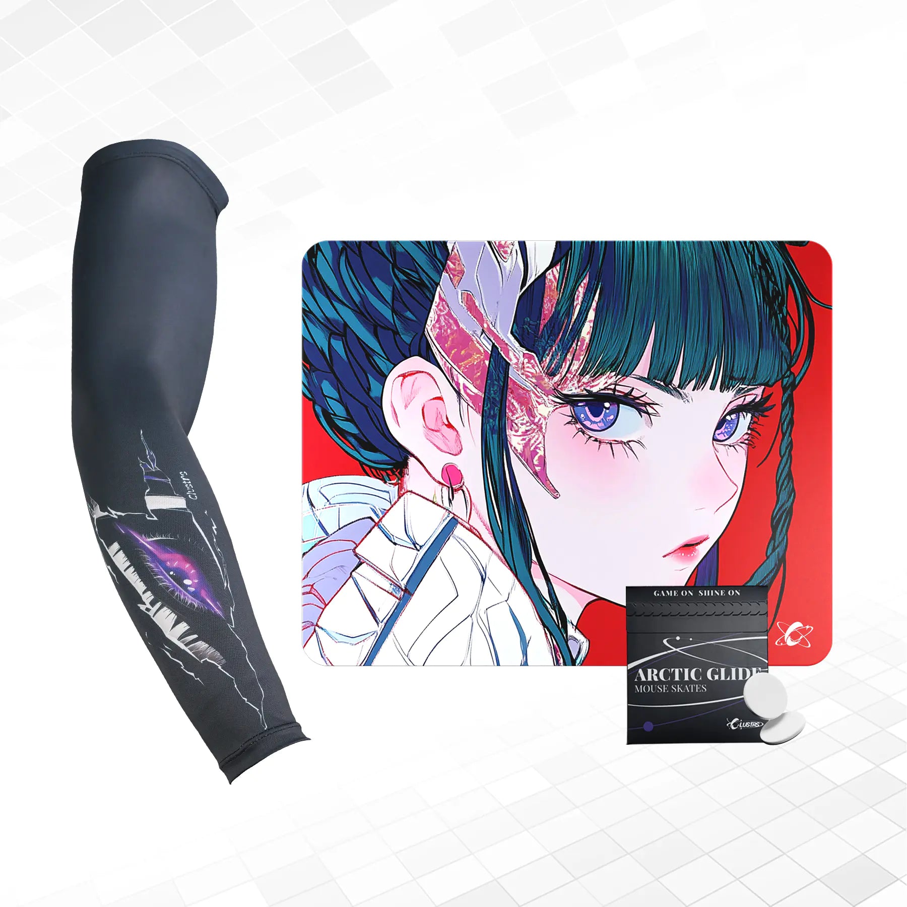 Akira Bundle - Glass Pad, Pro Sleeve & PTFE Skates