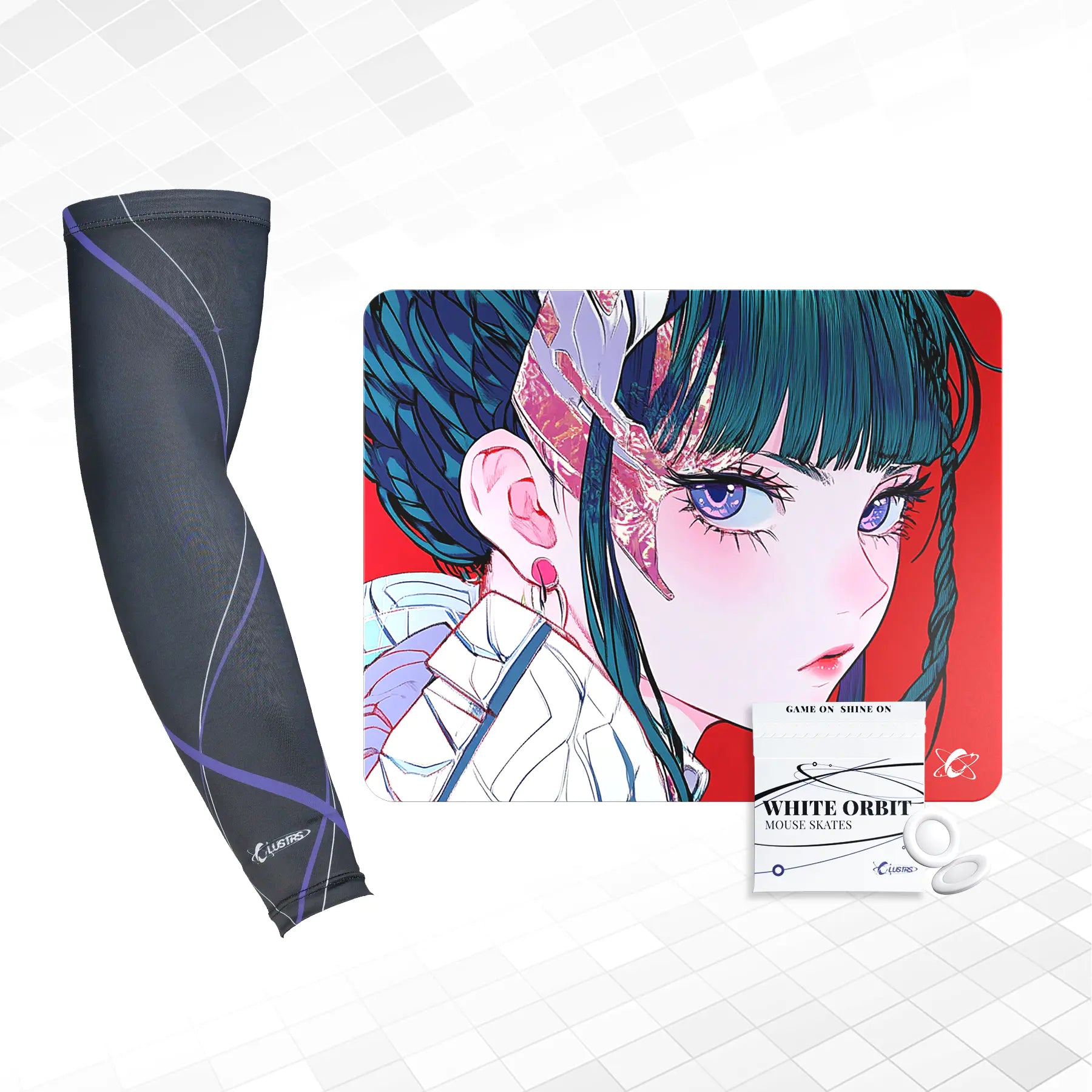 Akira Bundle — Glass Pad, Pro Sleeve & PTFE Skates