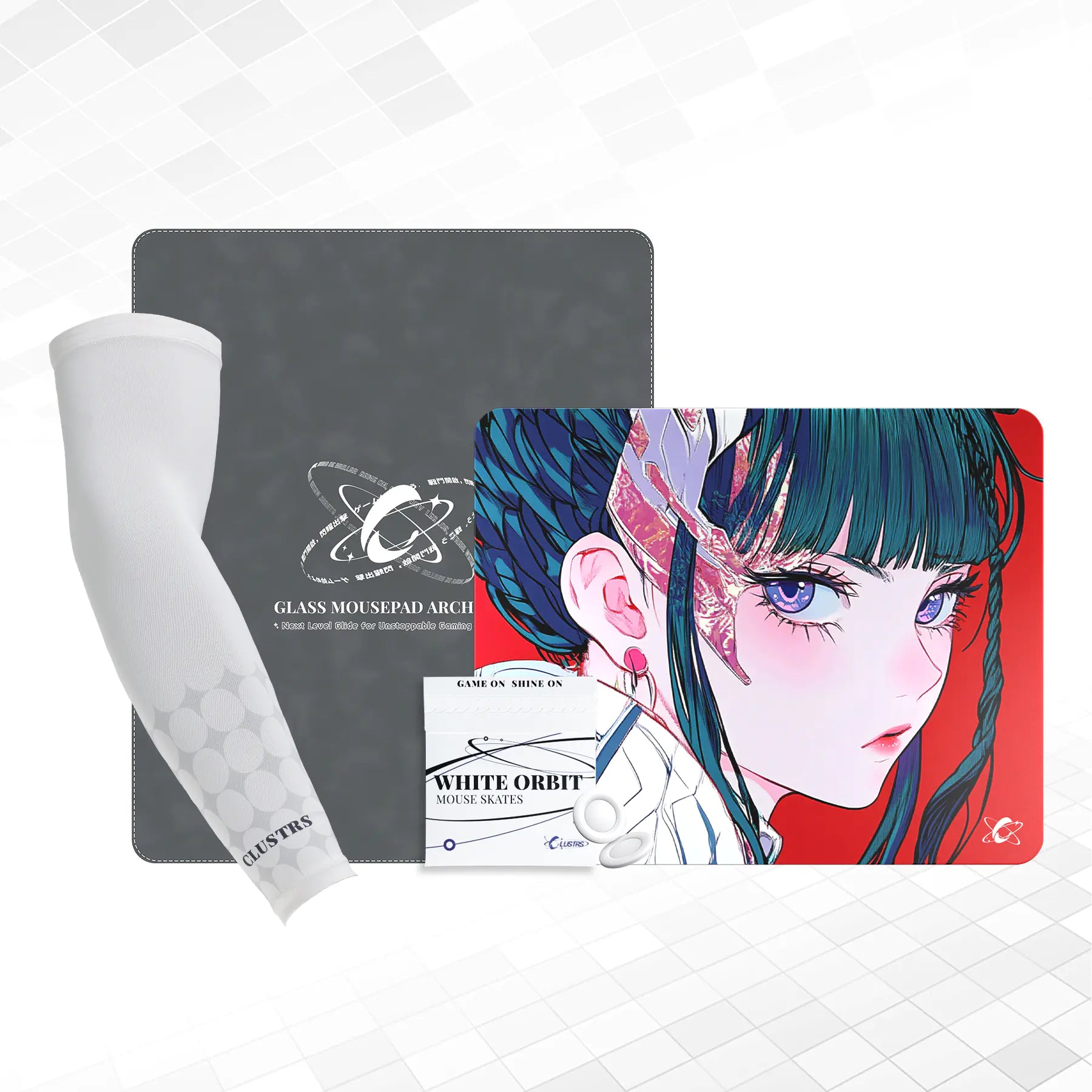 Akira Ultimate Bundle — Glass Pad, Sleeve, Skates & Case