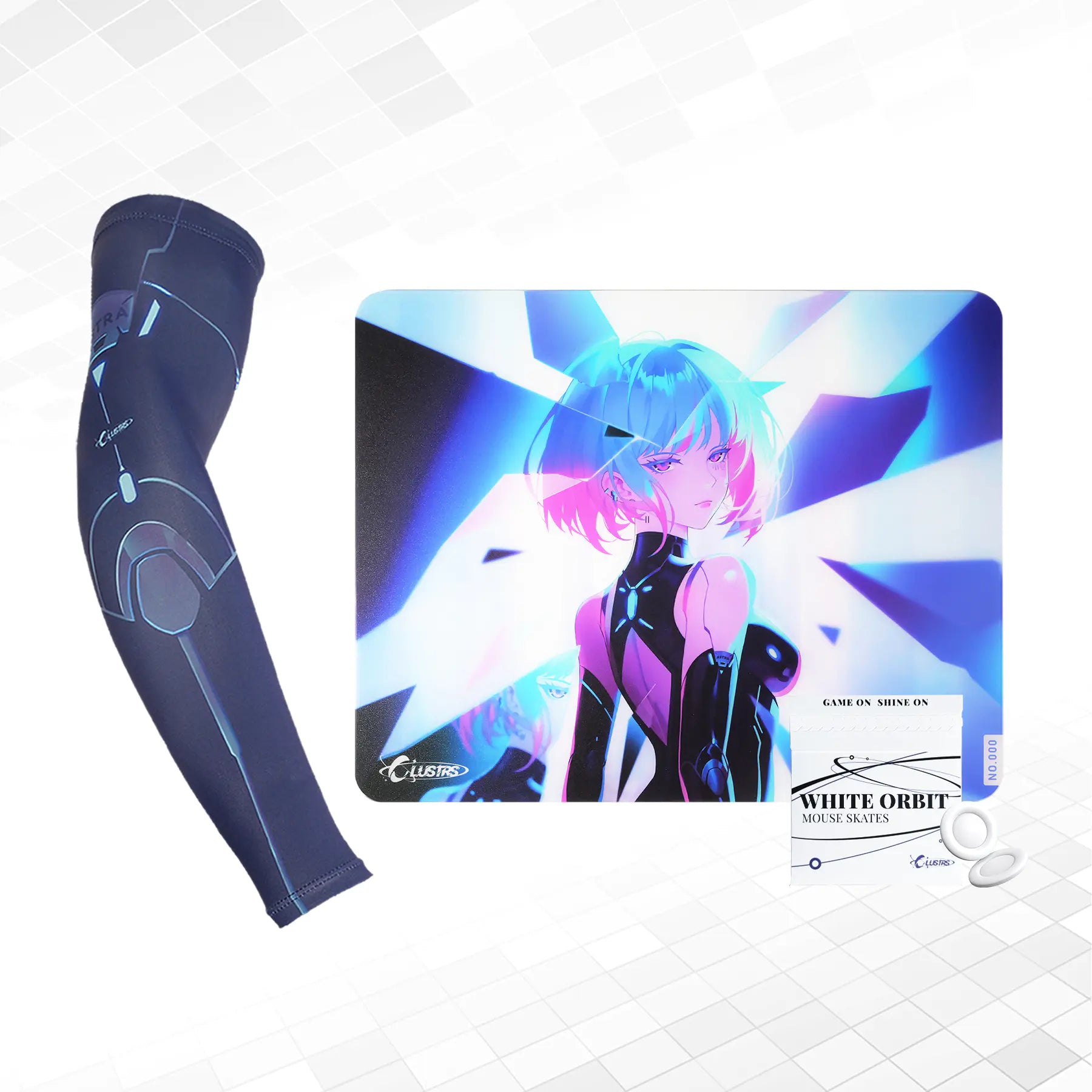 Astra Bundle — Glass Pad, Pro Sleeve, PTFE Skates & PU Case