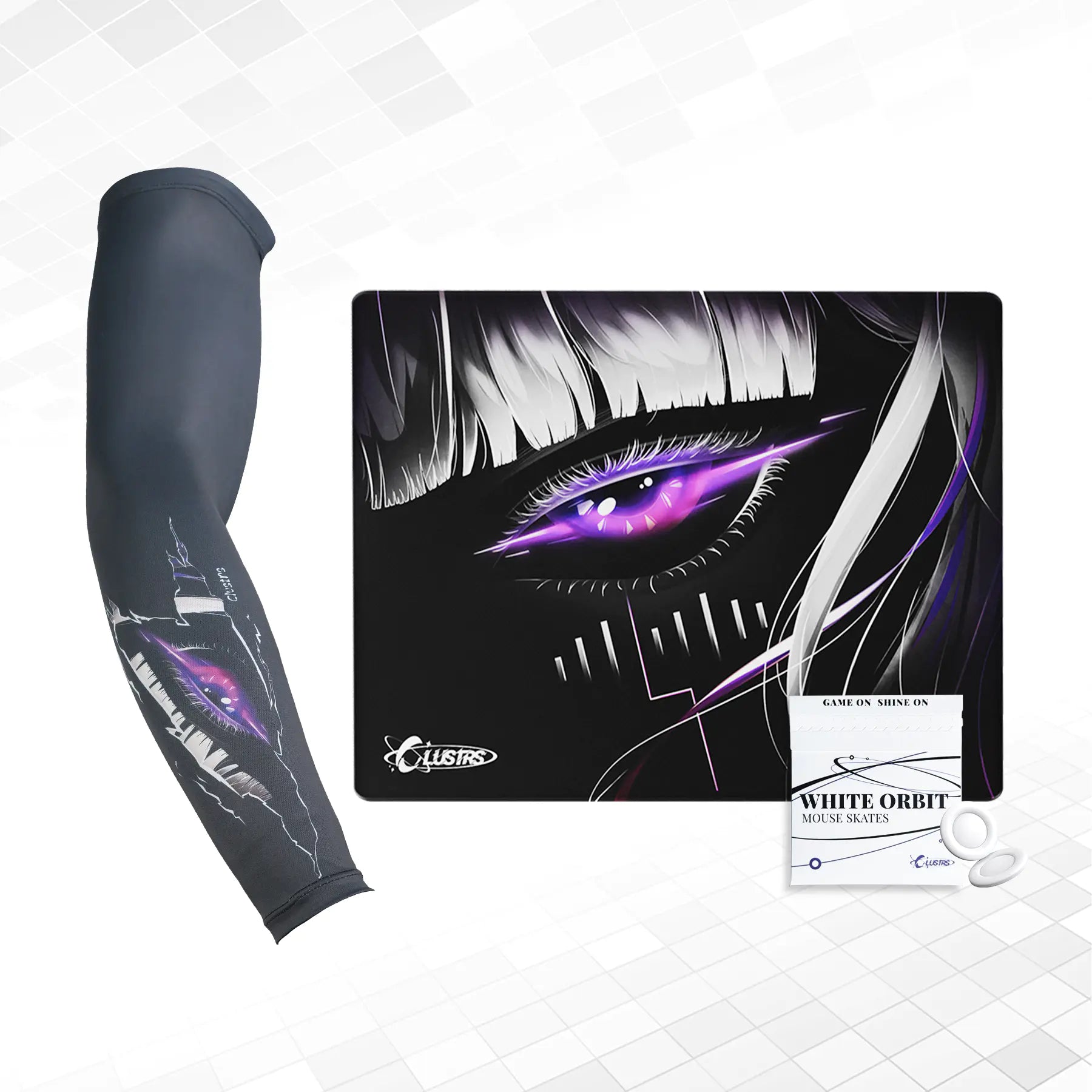 Astra's Gaze Bundle — Glass Pad, Pro Sleeve, PTFE Skates & PU Case