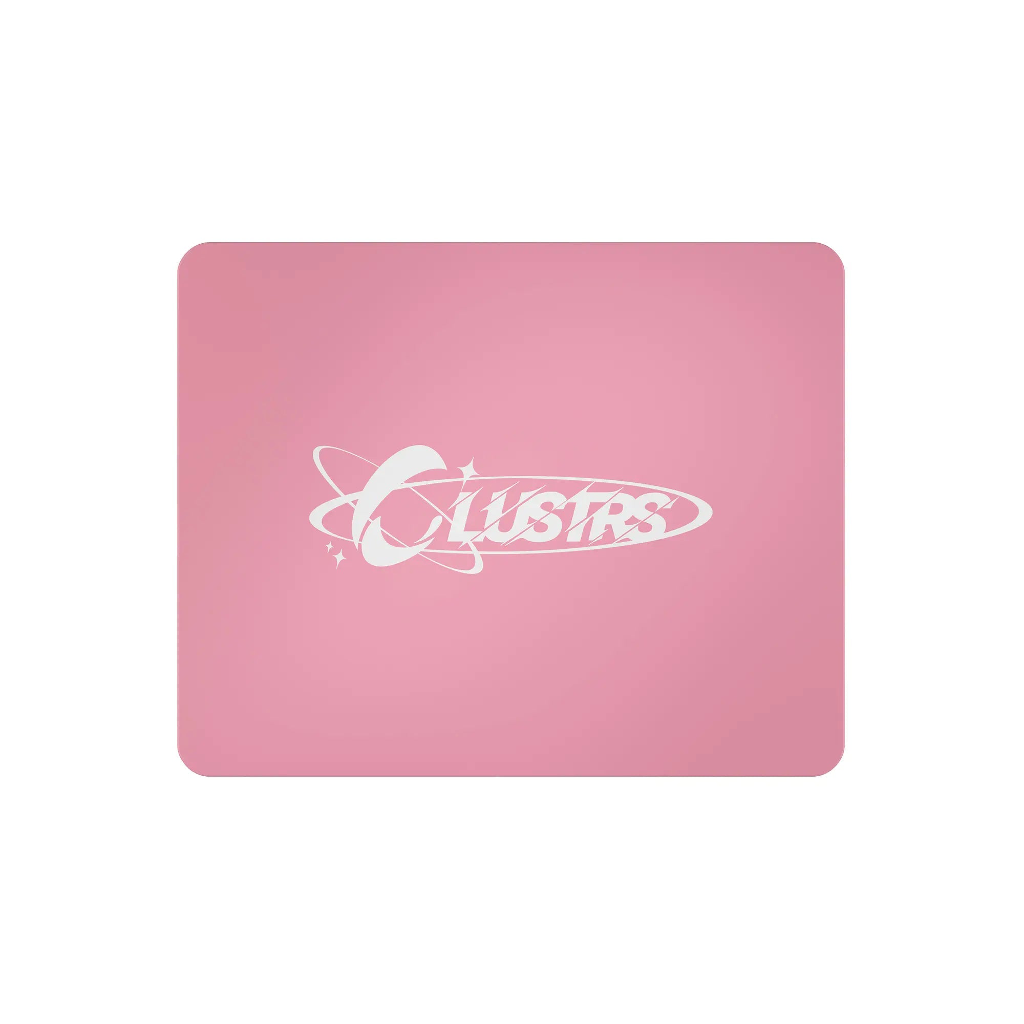 Clustrs Pink Glass Mouse Pad