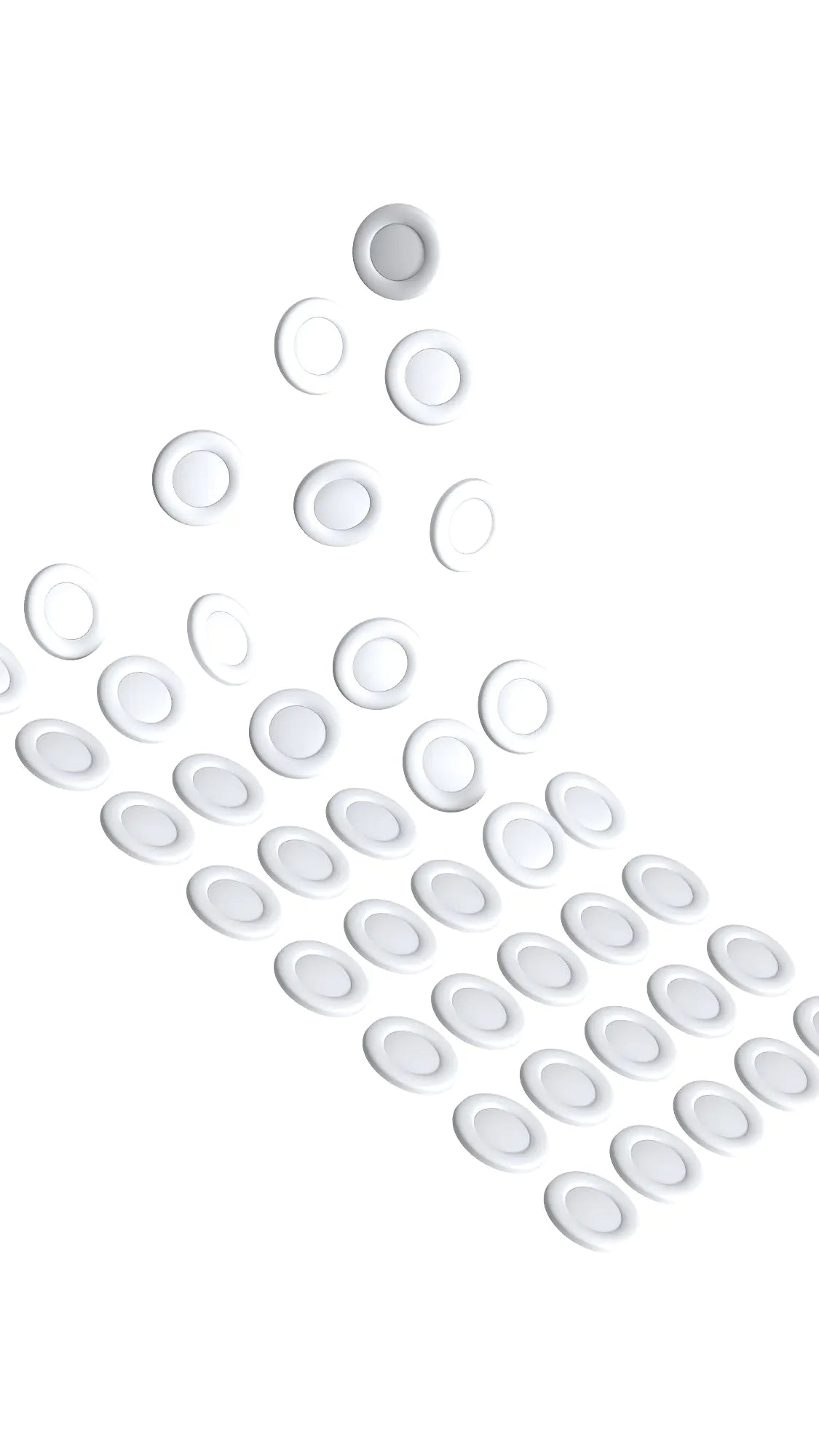 Master the speed of glide with Clustrs White Orbit PTFE Donut Mouse Skates, offering exceptional stability and control for smoother, more accurate movements during intense gaming sessions.