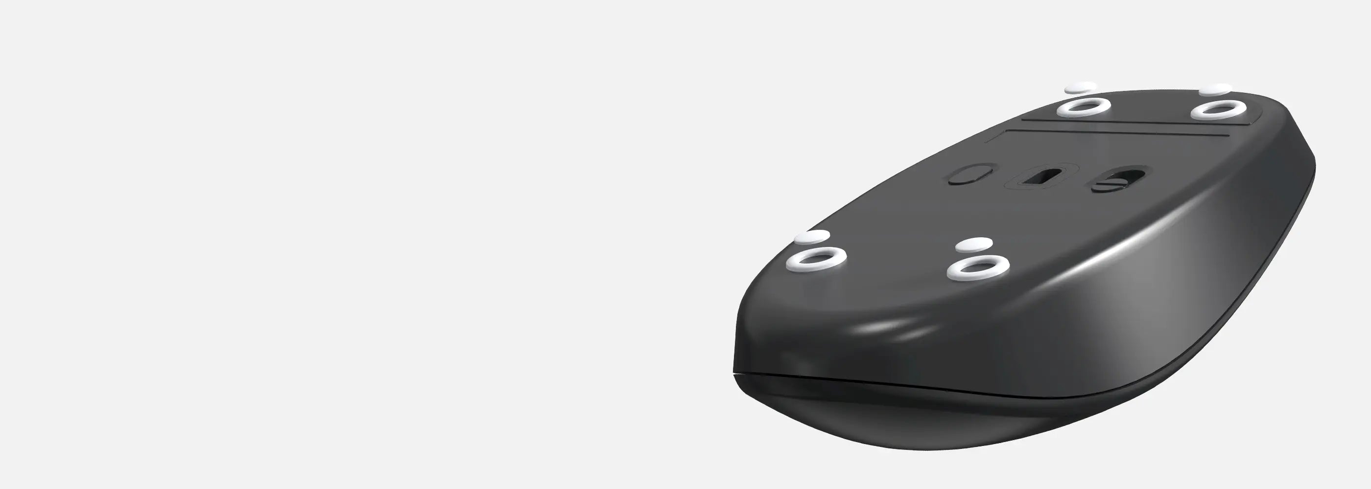 Combine 4 outer ring Clustrs White Orbit PTFE Donut Mouse Skates for a stable glide, and add the center dot skates for lighter friction, enhancing your control with every use.