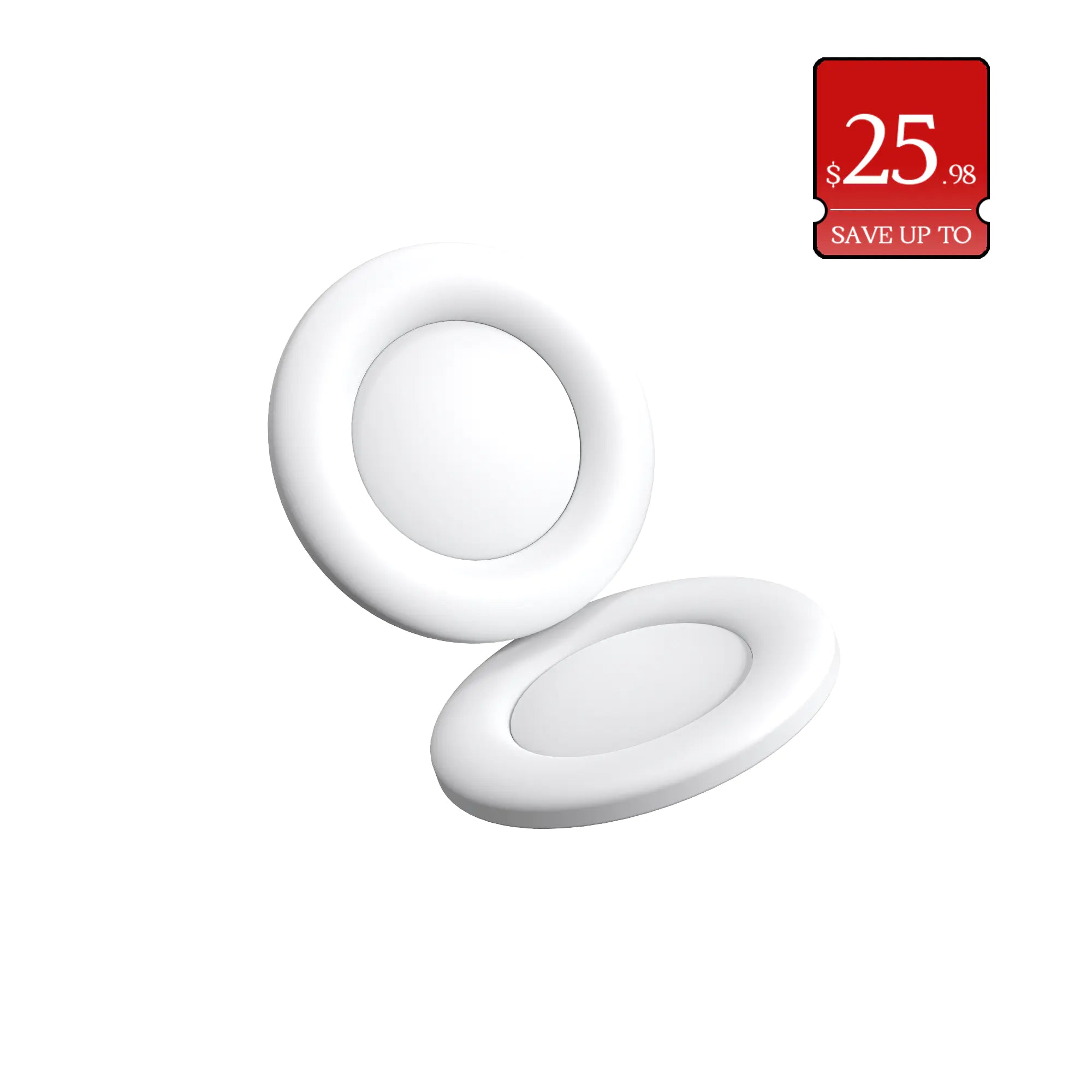 White Orbit PTFE Donut Mouse Skates (Control)