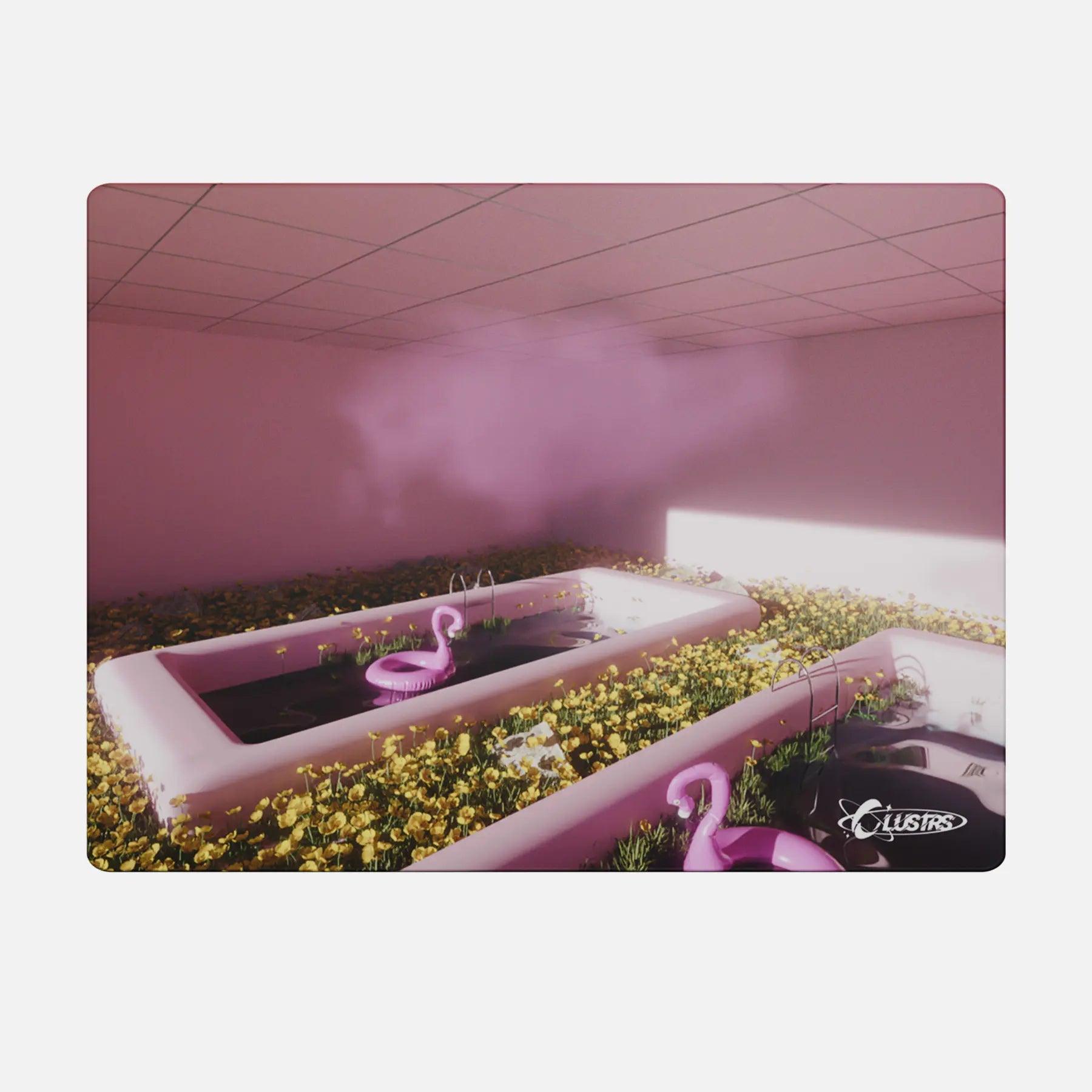 Tapis de souris en verre Clustrs x weirdo_chen Art Edition