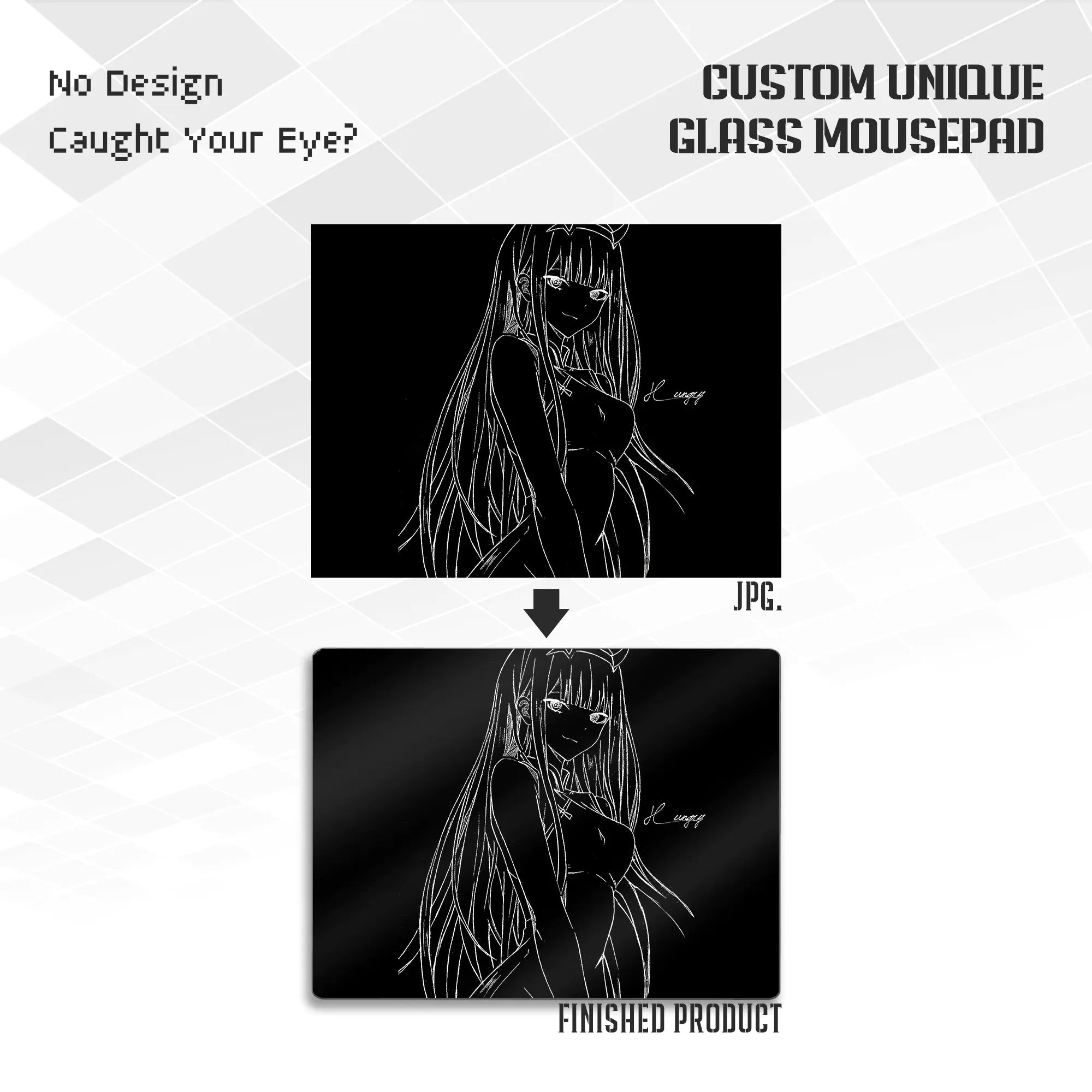 Customize Your Gaming Glass Mousepad