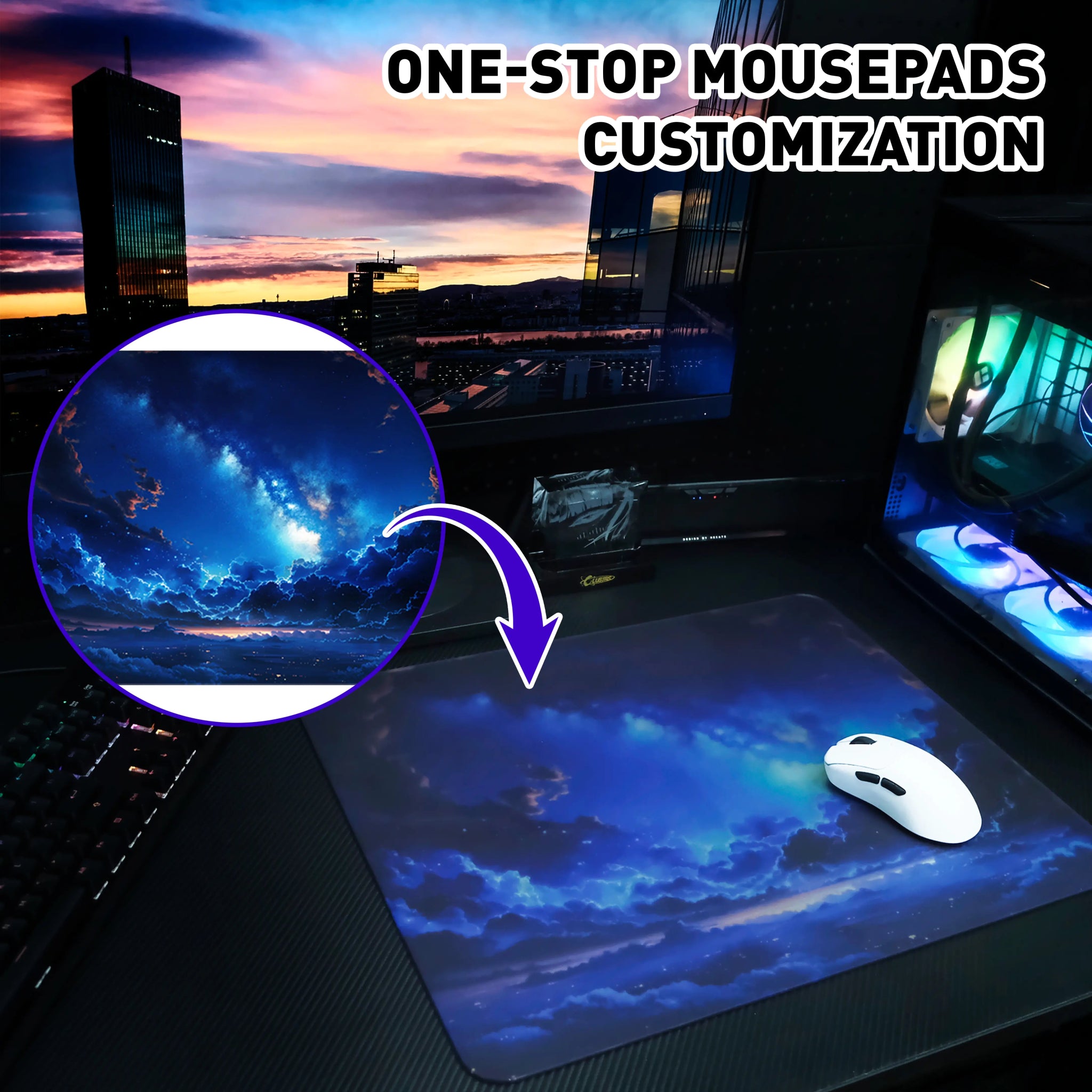 Customize Your Glass Mousepad