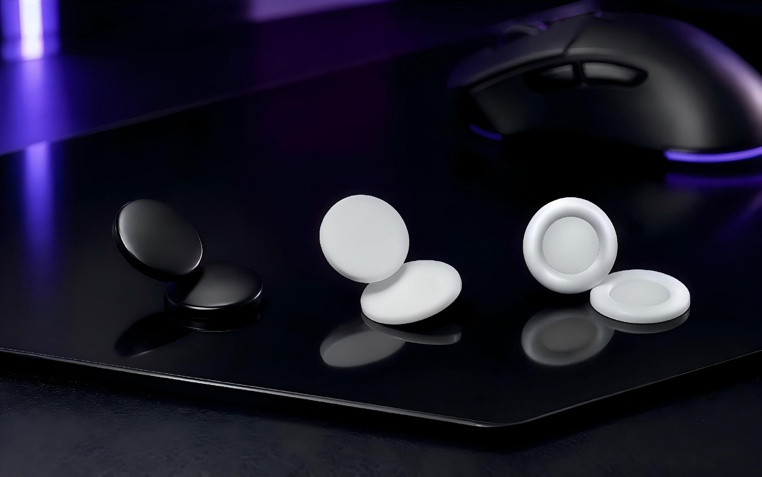 How to Choose Mouse Skates for a Glass Mousepad: UHMW-PE, PTFE Dot, or PTFE Donut?