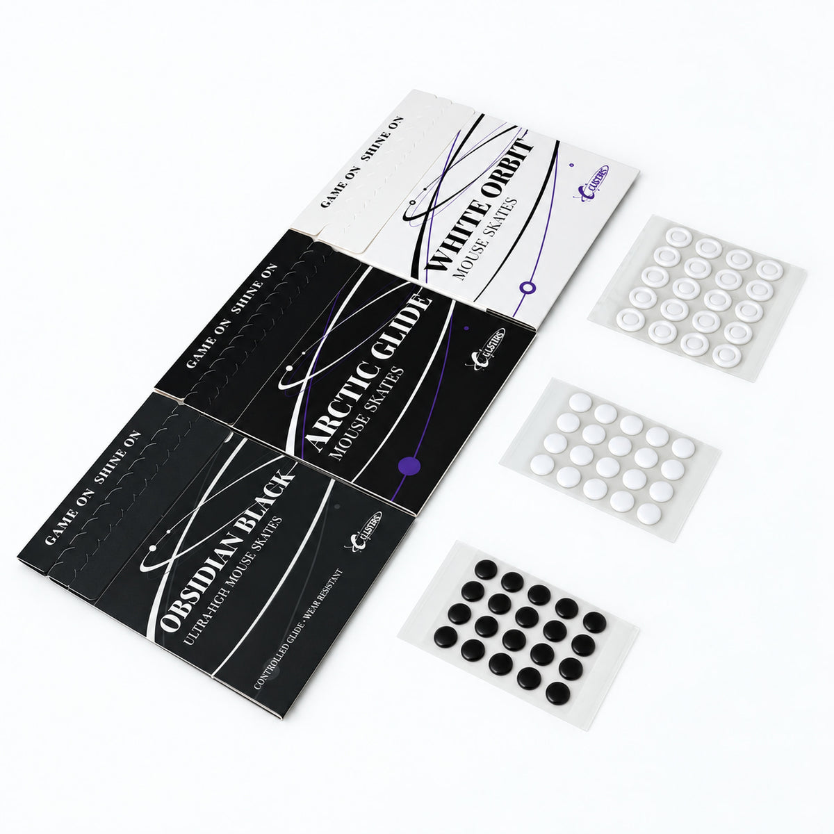 CLUSTRS Mouse Skate Trio Bundle