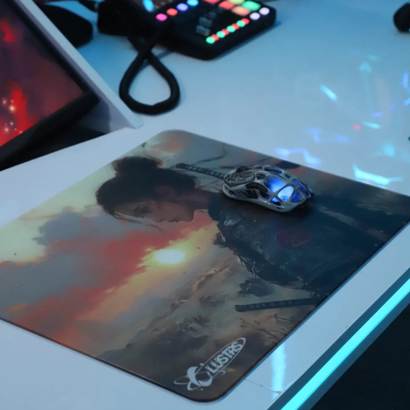 Clustrs CHIYING gaming glass mousepad