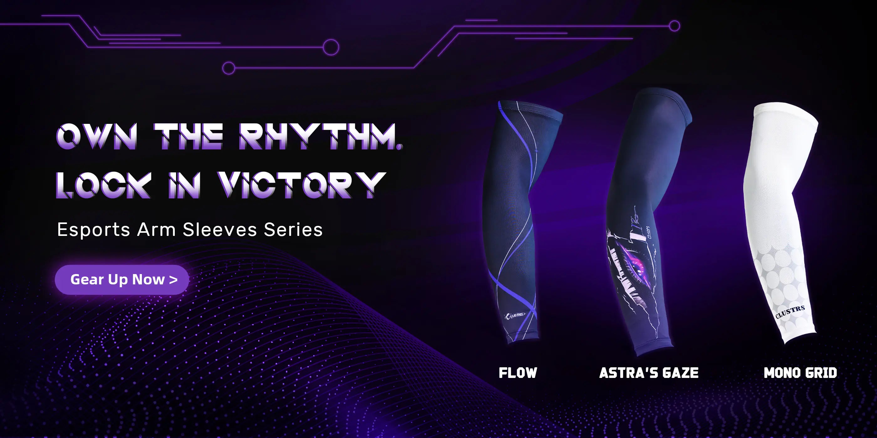 Clustrs_Esport Gaming Arm_Sleeve