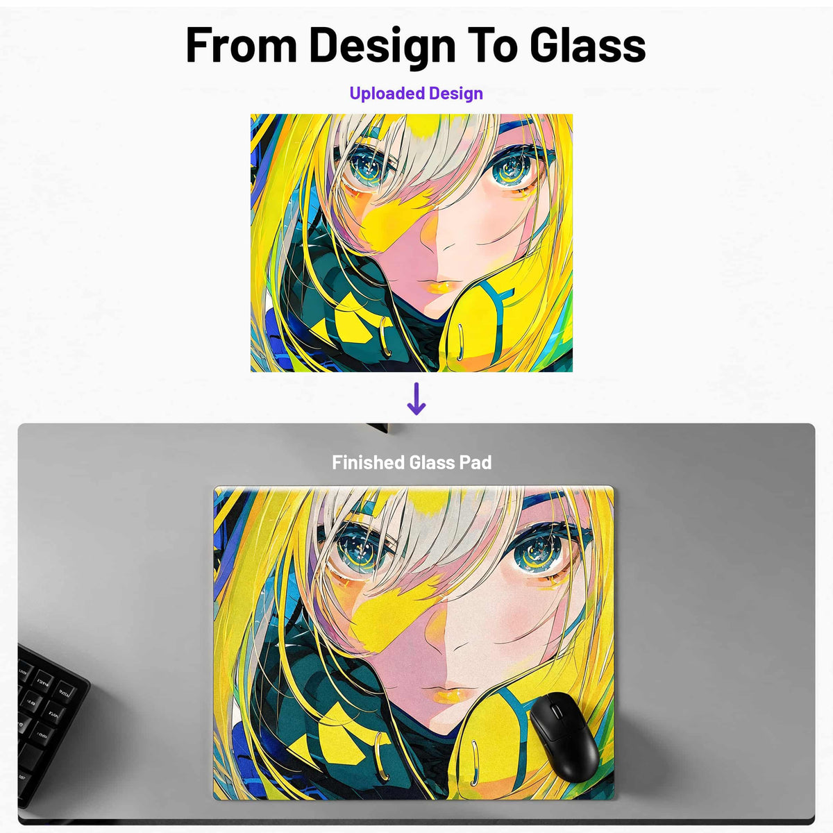 Customize Your Glass Mousepad