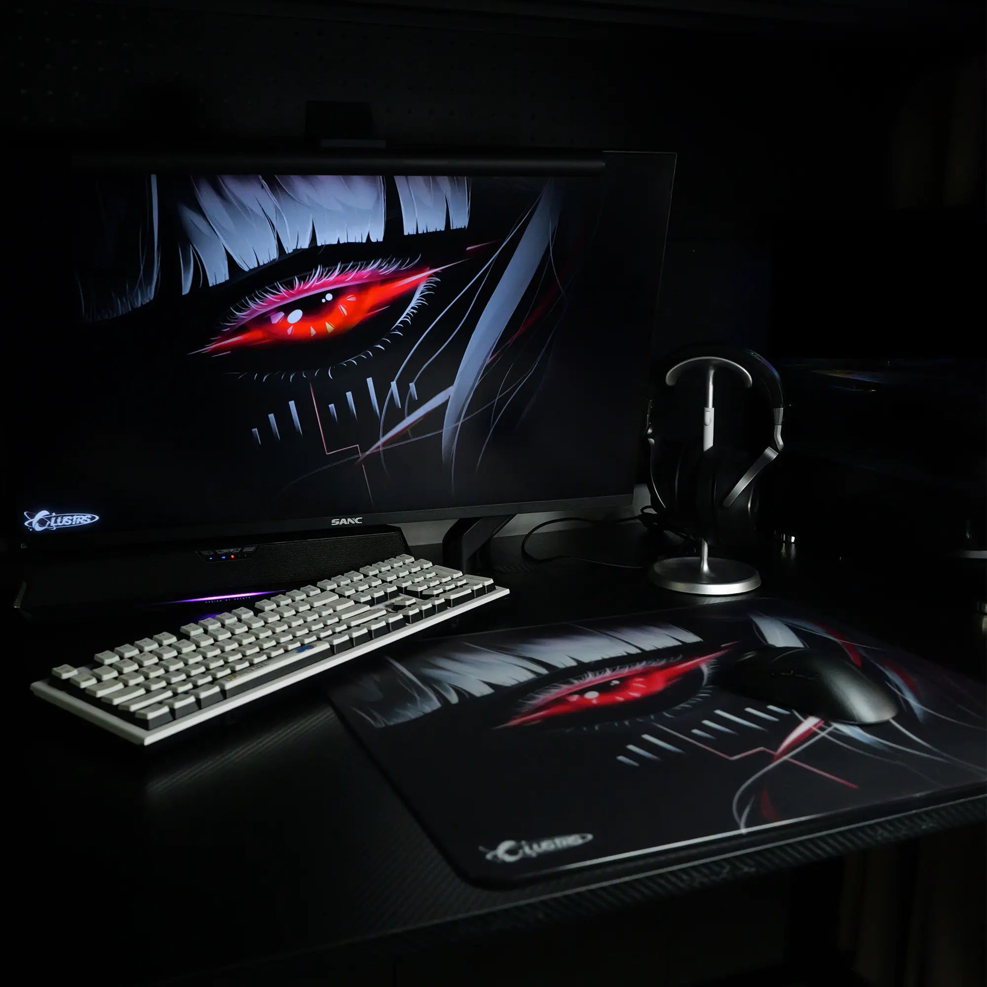 Astra's Gaze Gaming-Mauspad aus Glas