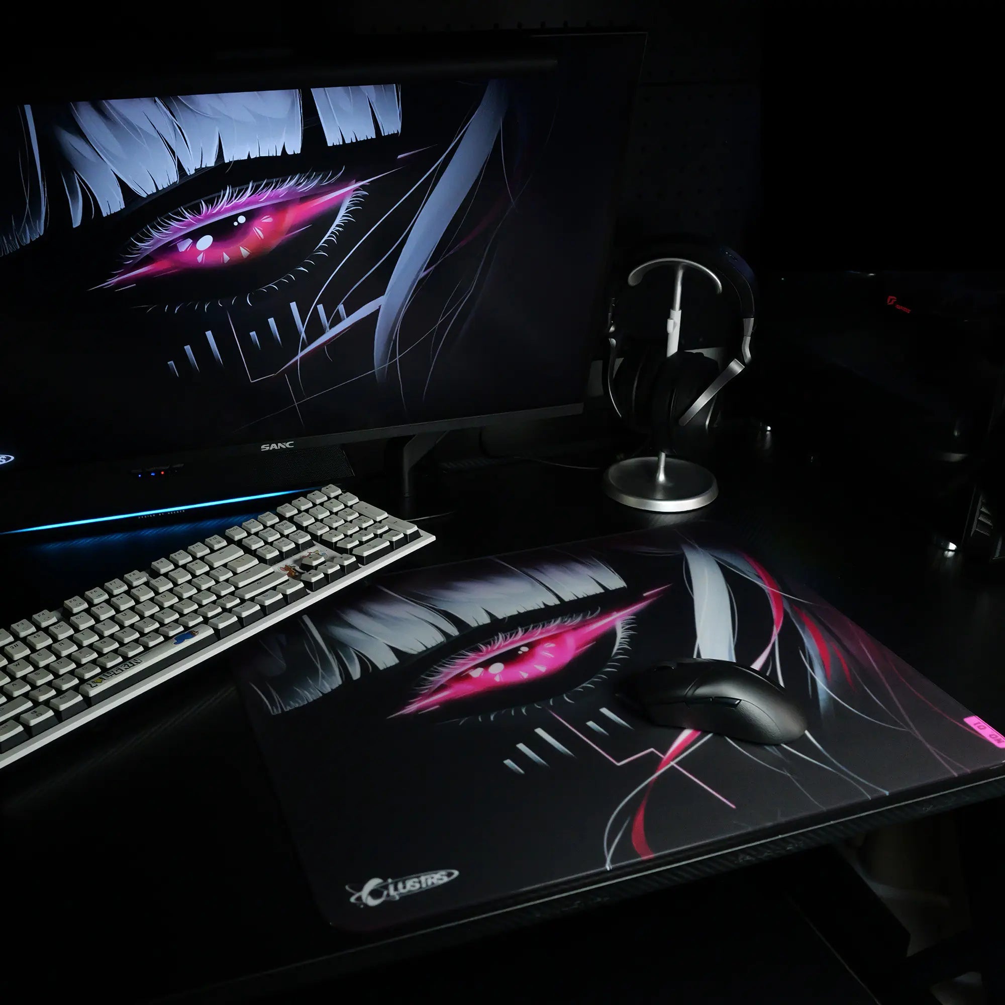 Astra's Gaze Gaming-Mauspad aus Glas