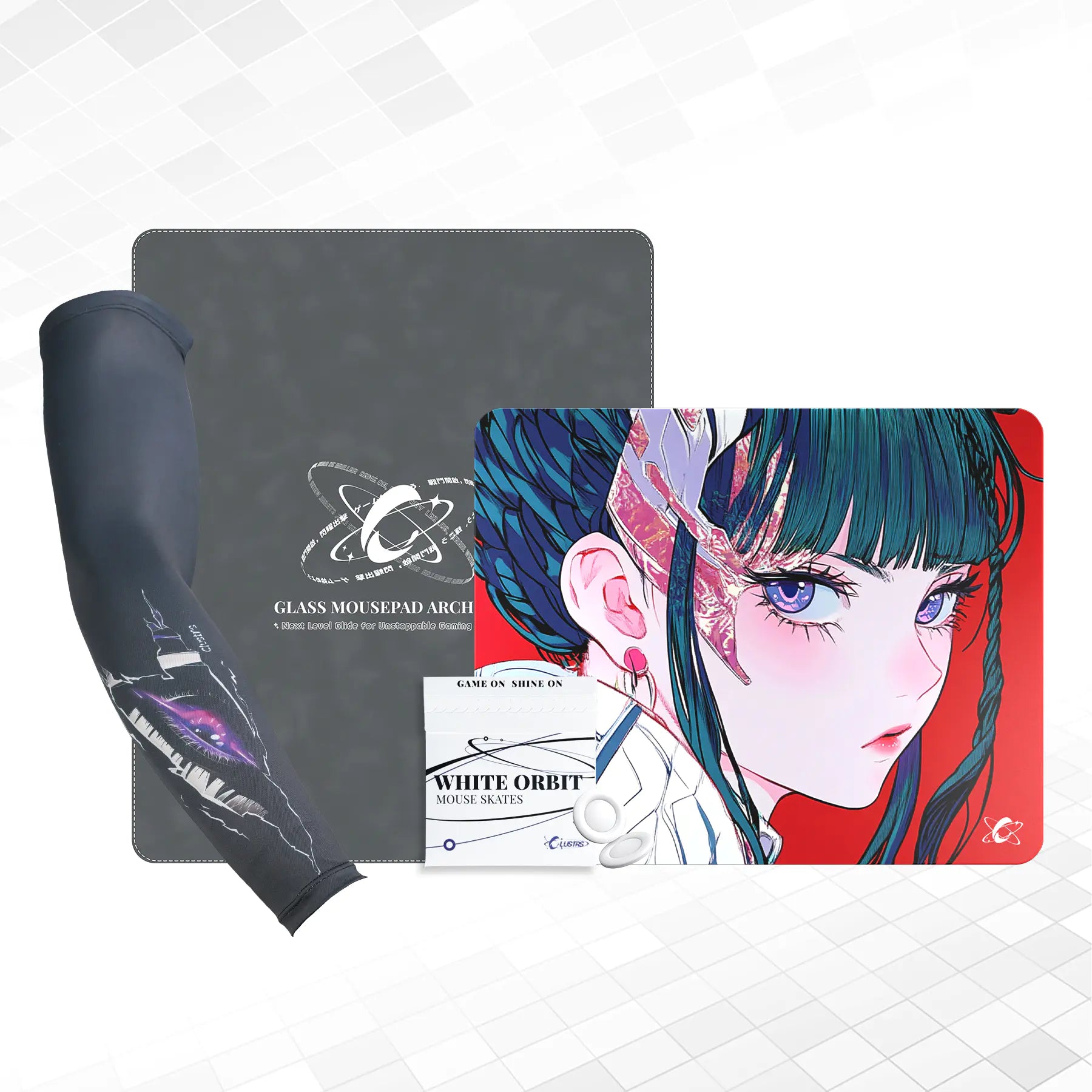 Akira Ultimate Bundle — Glass Pad, Sleeve, Skates & Case