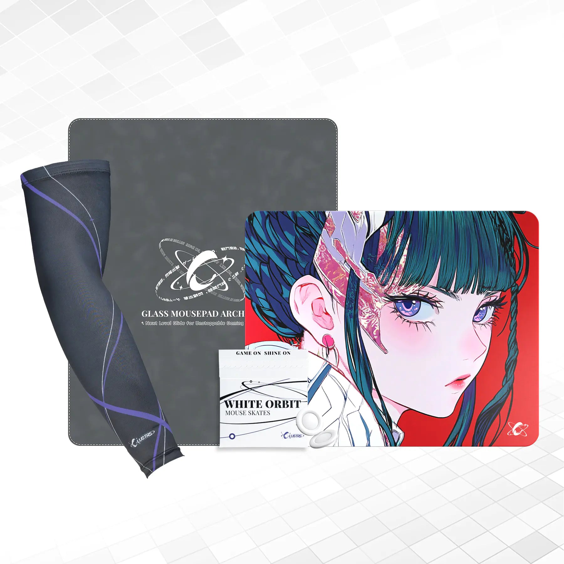 Akira Ultimate Bundle — Glass Pad, Sleeve, Skates & Case