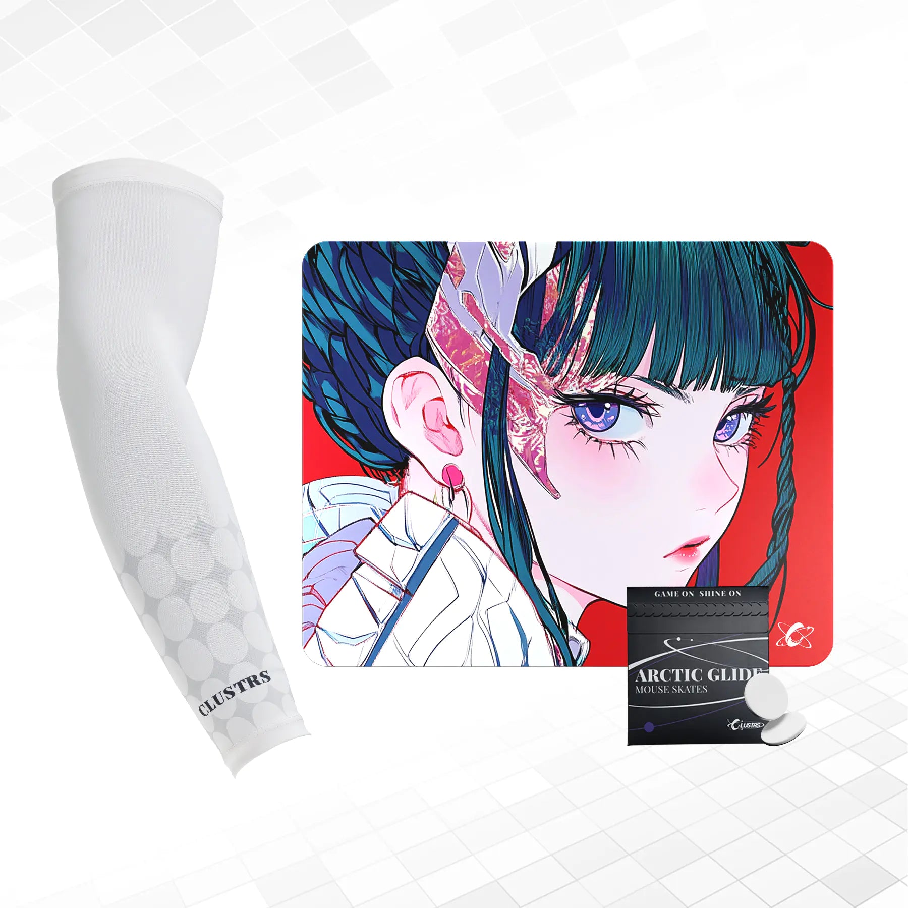 Akira Bundle — Glass Pad, Pro Sleeve & PTFE Skates