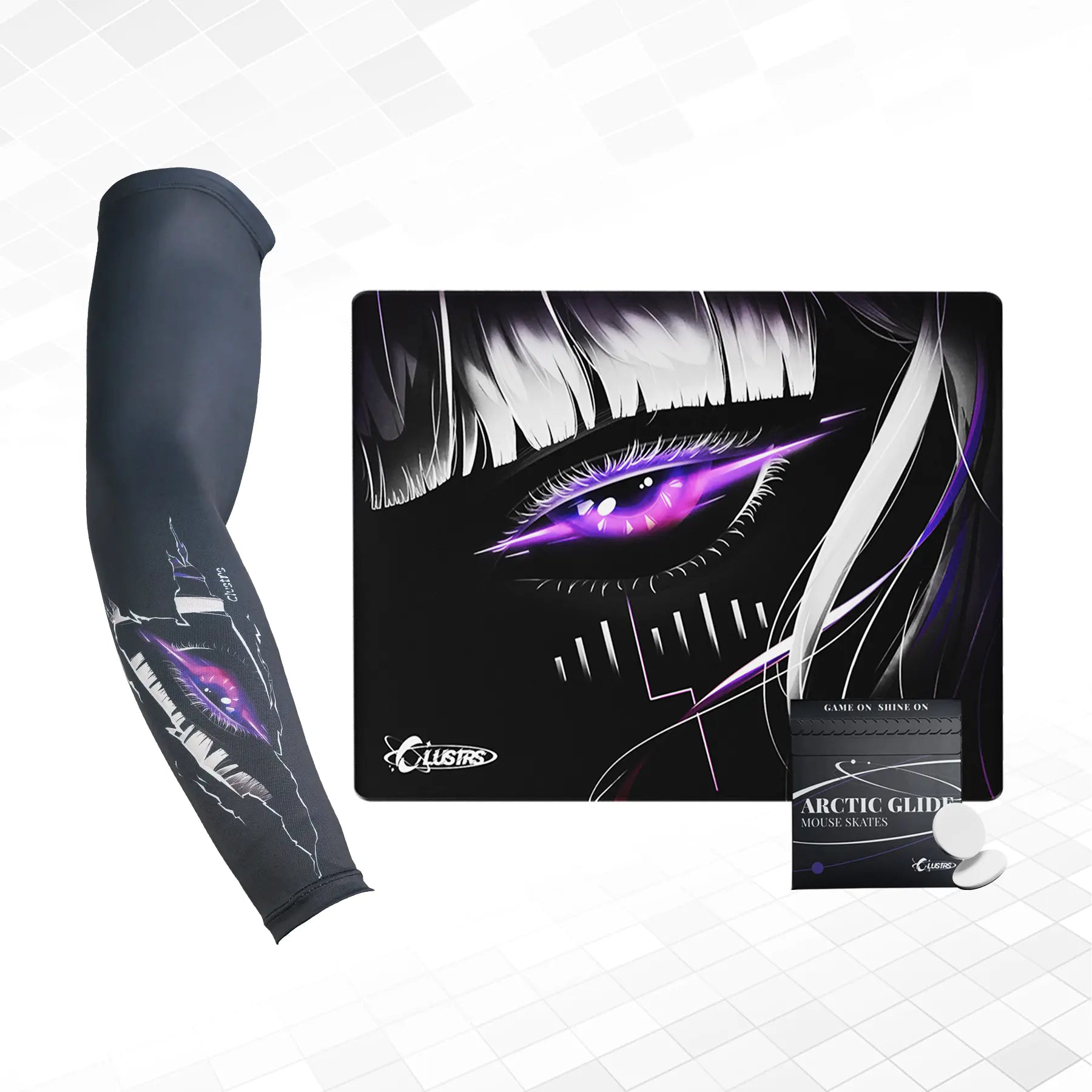 Astra's Gaze Bundle — Glass Pad, Pro Sleeve, PTFE Skates & PU Case