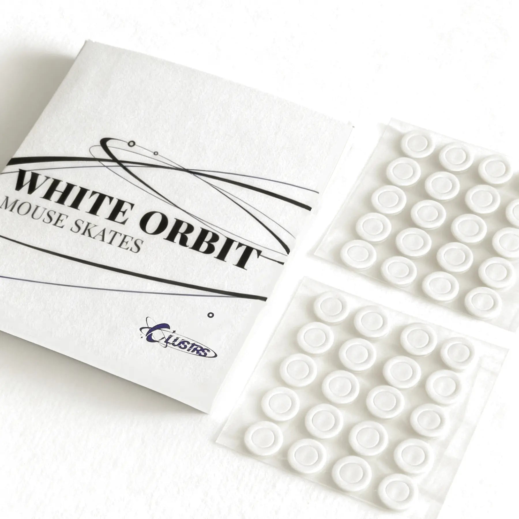 White Orbit PTFE Donut Mouse Skates (Control)