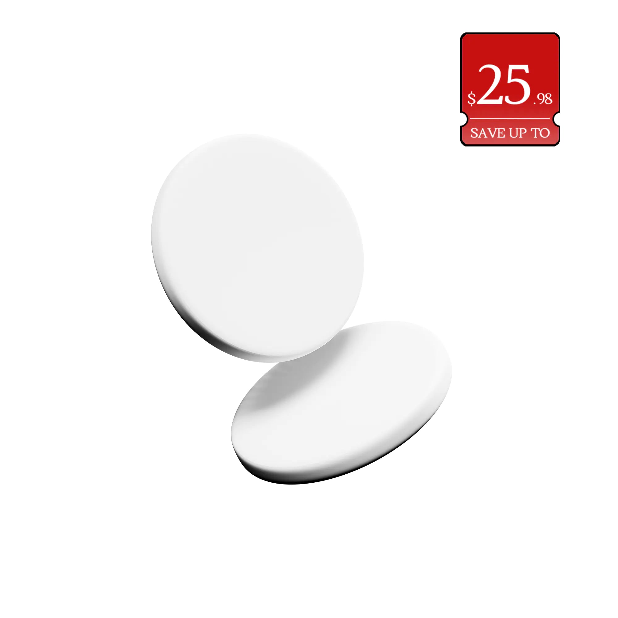 Arctic White PTFE Mouse Skates (Speed)