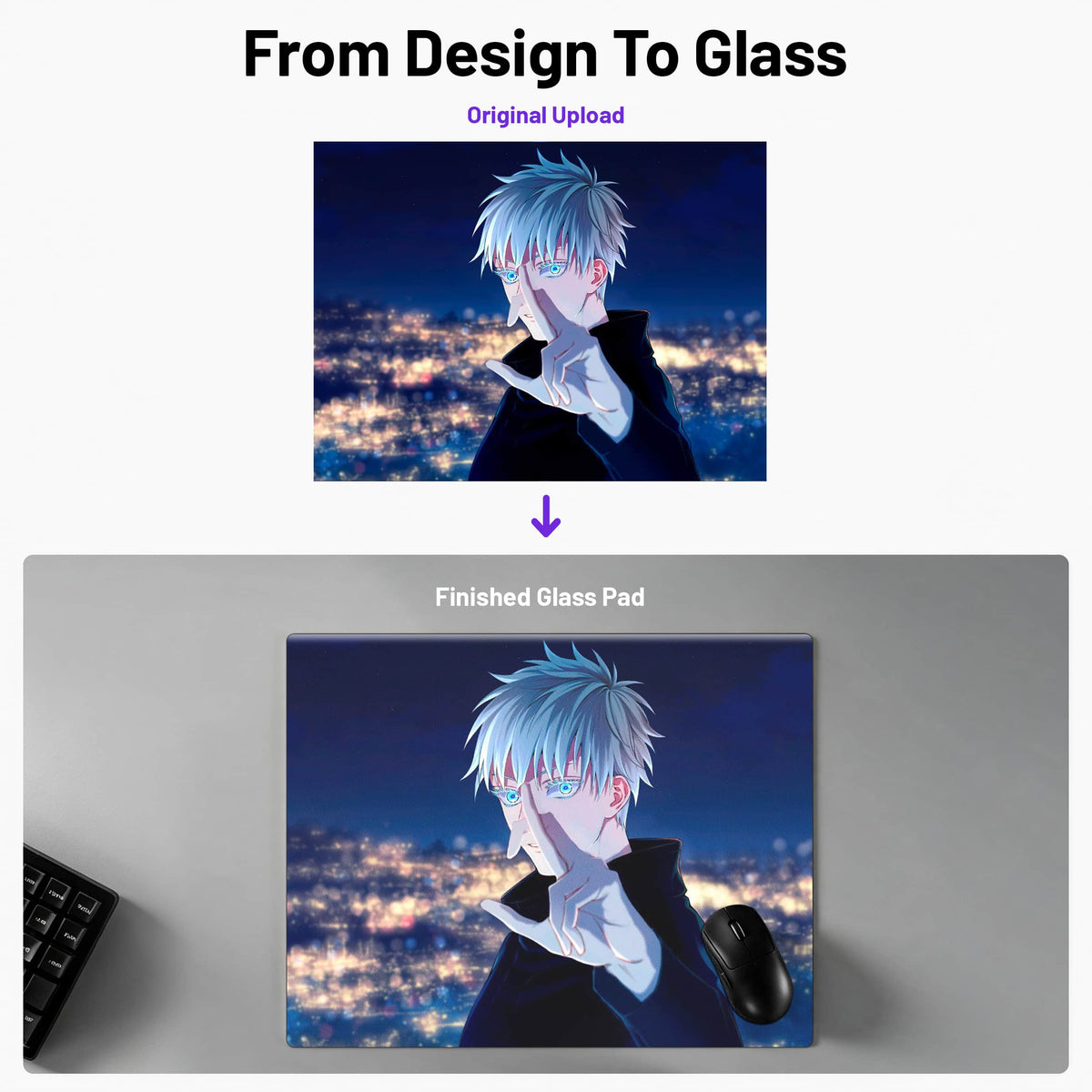 Customize Your Glass Mousepad