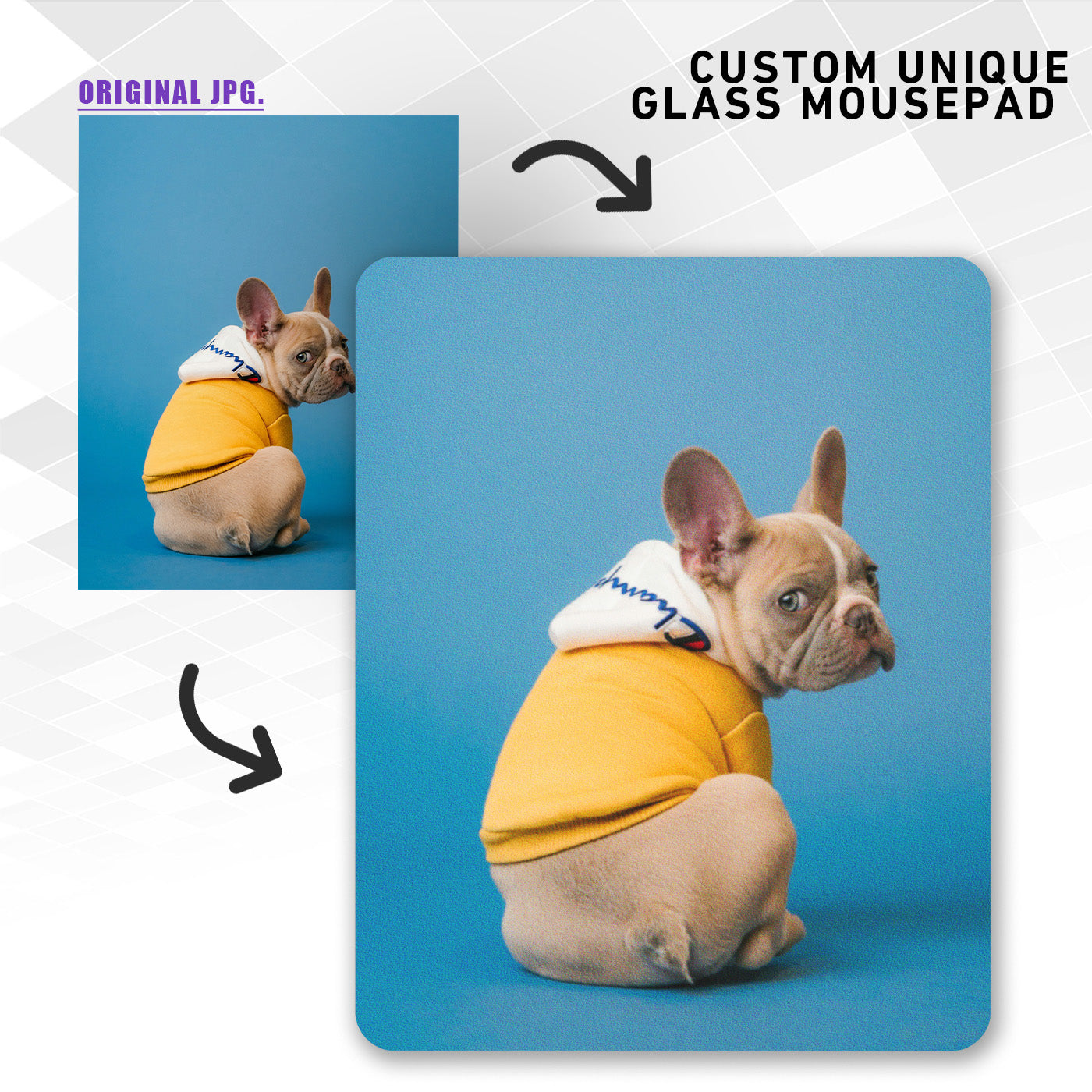 Customize Your Glass Mousepad