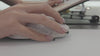 portable glass mouse pad providing smooth and consistent glide on uneven café tables and wooden surfaces for work from anywhere setups
