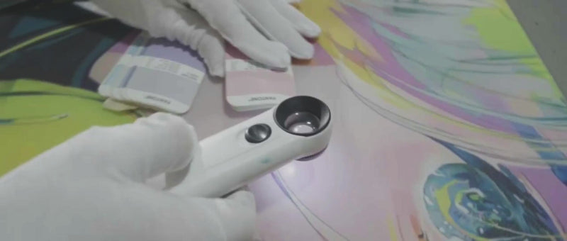 See how each custom glass mousepad is reviewed and color-adjusted before printing to better match the original design.