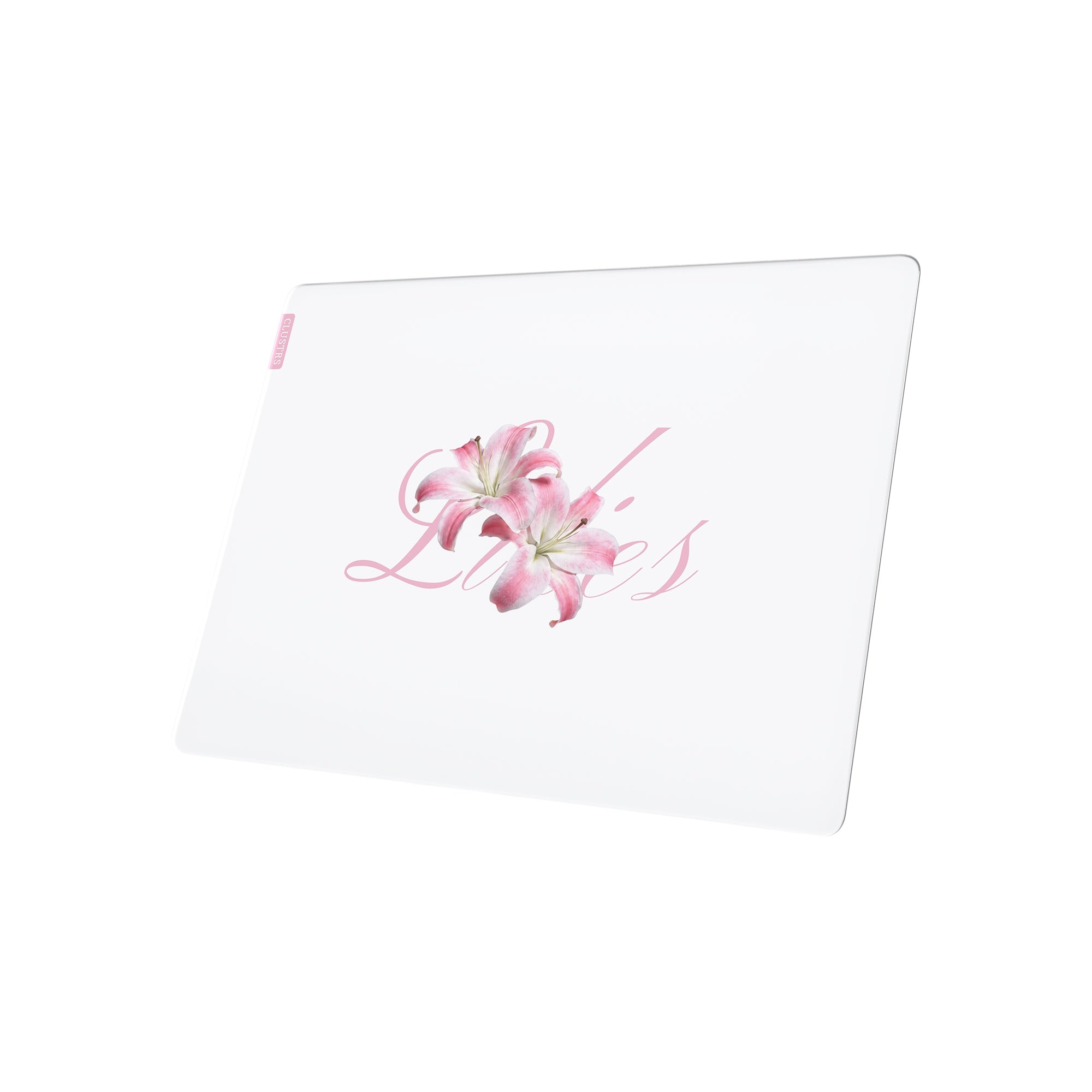 Lilien Glas-Mauspad